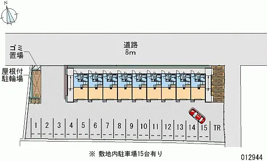 ★手数料０円★姫路市野里　月極駐車場（LP）